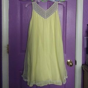 See through night grown